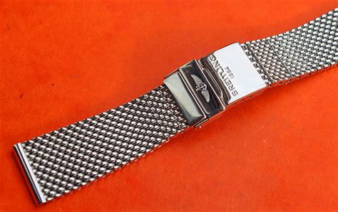 breitling armband stahl 22mm|Breitling Mesh Stahl Band OCEAN CLASSIC 22mm .